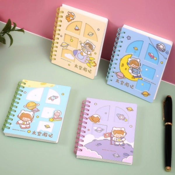 Kawaii Astro Girl Mini Diary - Single Piece