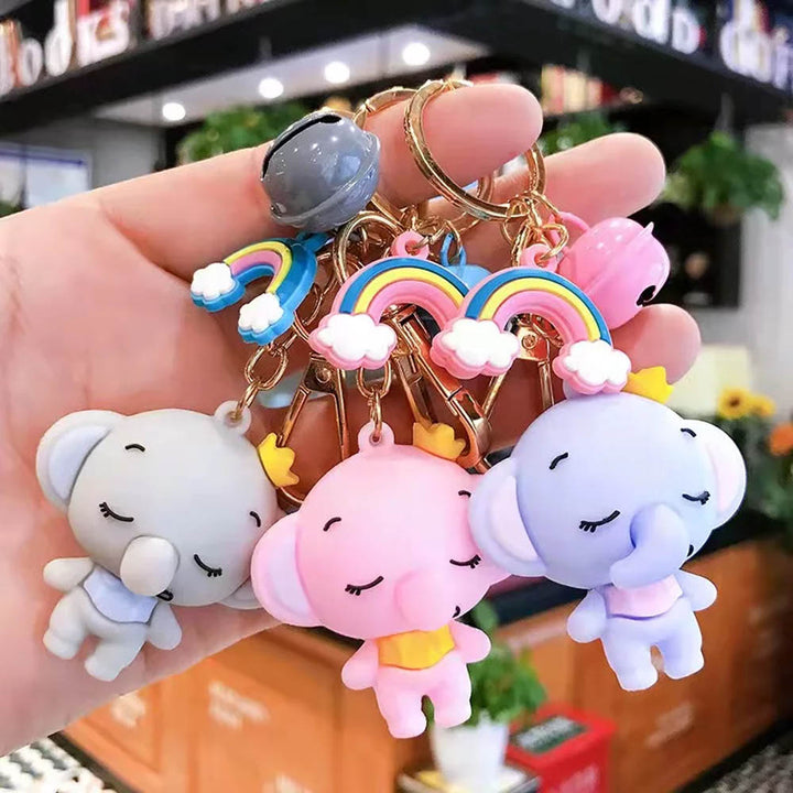 Kawaii Baby Elephant Keychain - Gift Cute & Quirky Keychains In India
