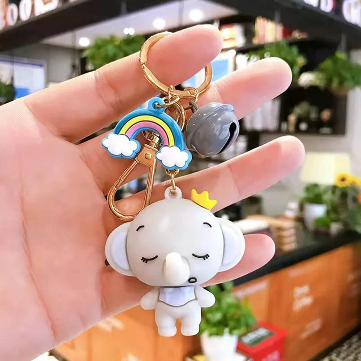 Kawaii Baby Elephant Keychain - Gift Cute & Quirky Keychains In India