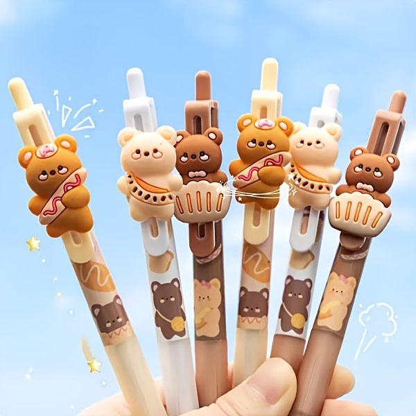Kawaii Baker Bear Gel Pen - Single Piece