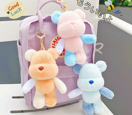 Kawaii Bear Plushie Keychain