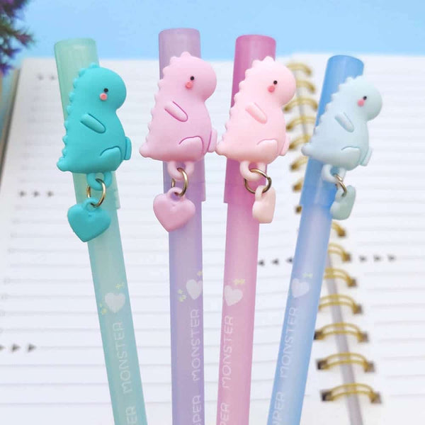Kawaii Dino Gel Pen - Cute, Quirky & Adorable Baby Dino Pen