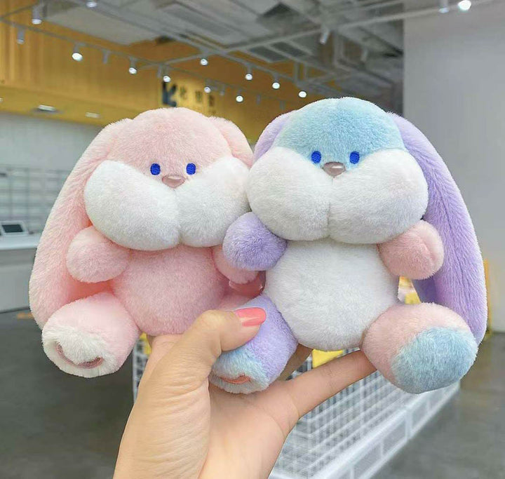 Kawaii Furry Bunny Keychain - Cute Soft Toy Keychain For Gifts in India