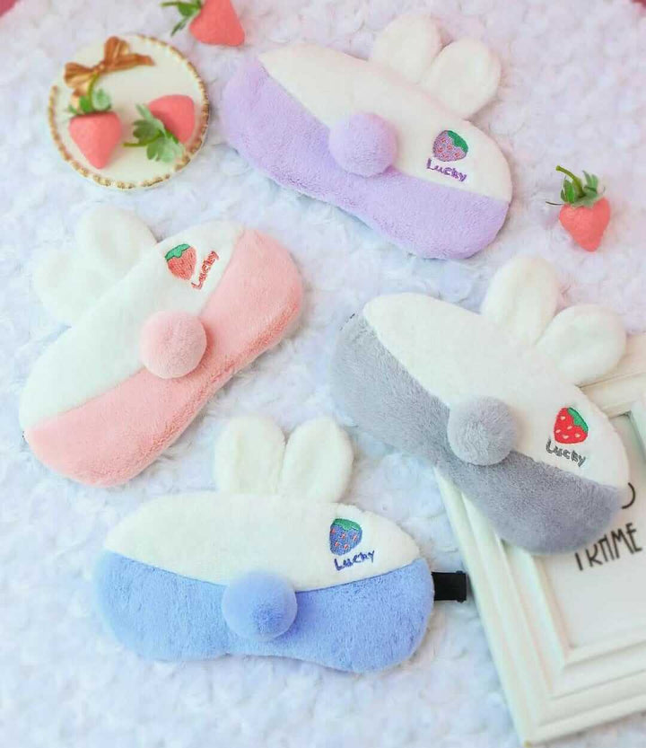 Kawaii Lucky Strawberry Gel Eye Mask - Cute & Quirky Masks In India