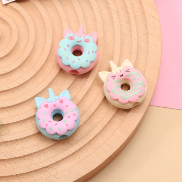 Kawaii Mini Donut Eraser - Set Of 3 - Assorted Design