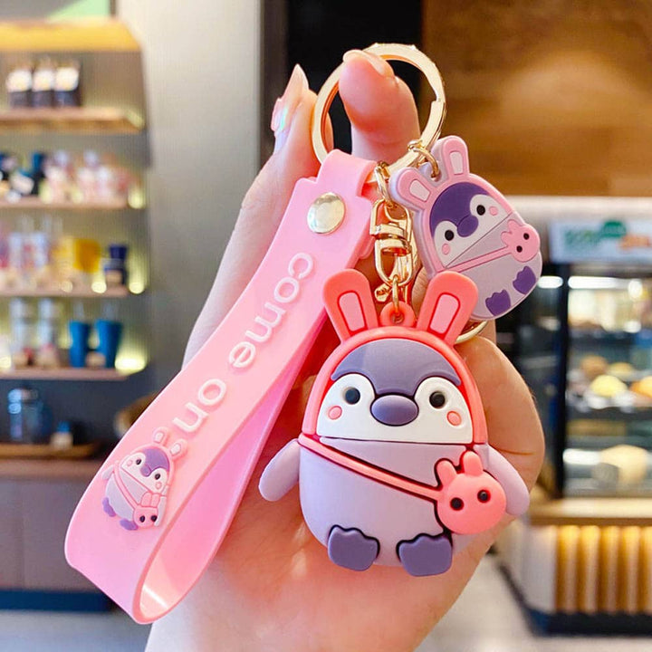 Kawaii Penguin Keychain - Cute & Quirky High Quality Keychain in India