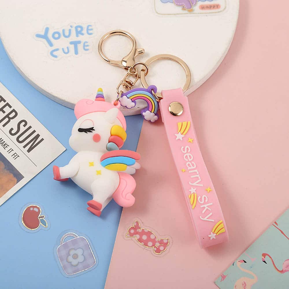 Kawaii Unicorn Keychain Single Piece