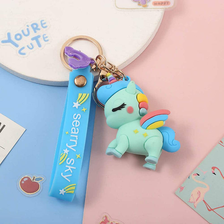 Kawaii Unicorn Keychain - Cute & Quirky Unicorn Gifts in India For Girls