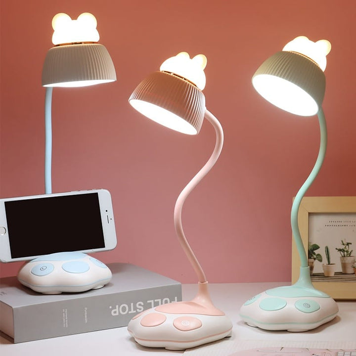 Kitty Paw Desk Lamp with Mobile Stand - Cute Study Lamp for Gift in India