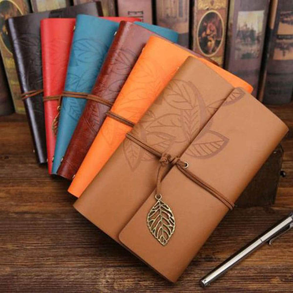 Leaf Leather Diary - Kawaii Diary in India For Kawaii Stationery Lovers
