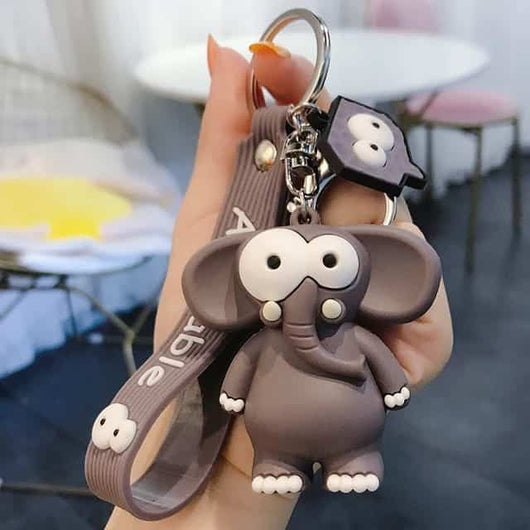 Mad Eye Animal Keychain