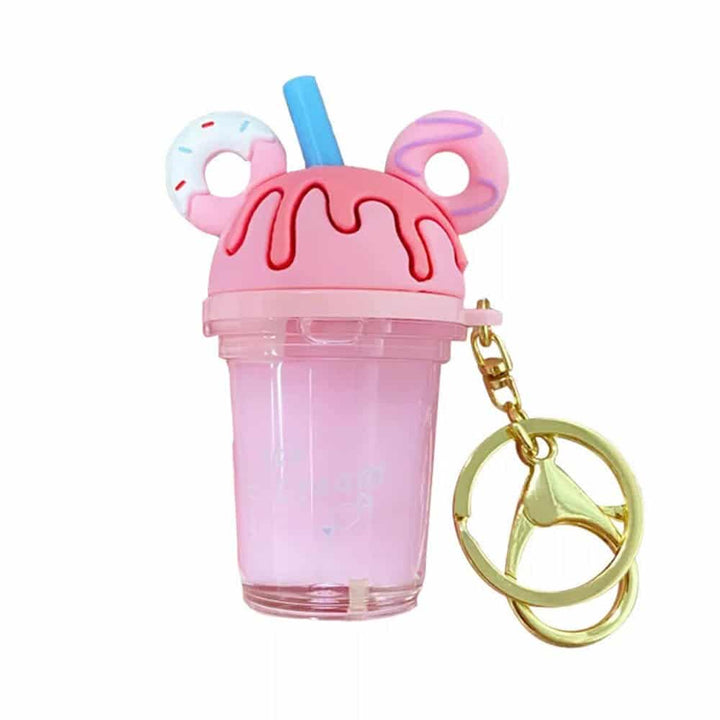 Melting Donut Quicksand Keychain - Kawaii & Quirky Keychains in India