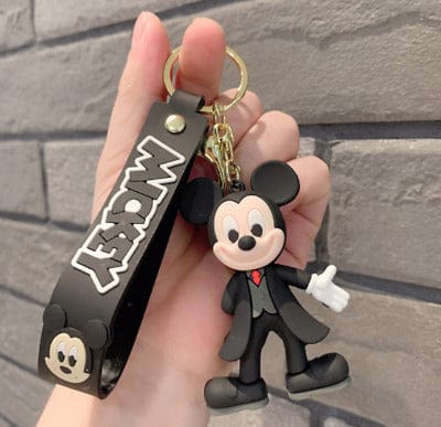 Mickey & Minnie Wedding Dress-Up Keychain