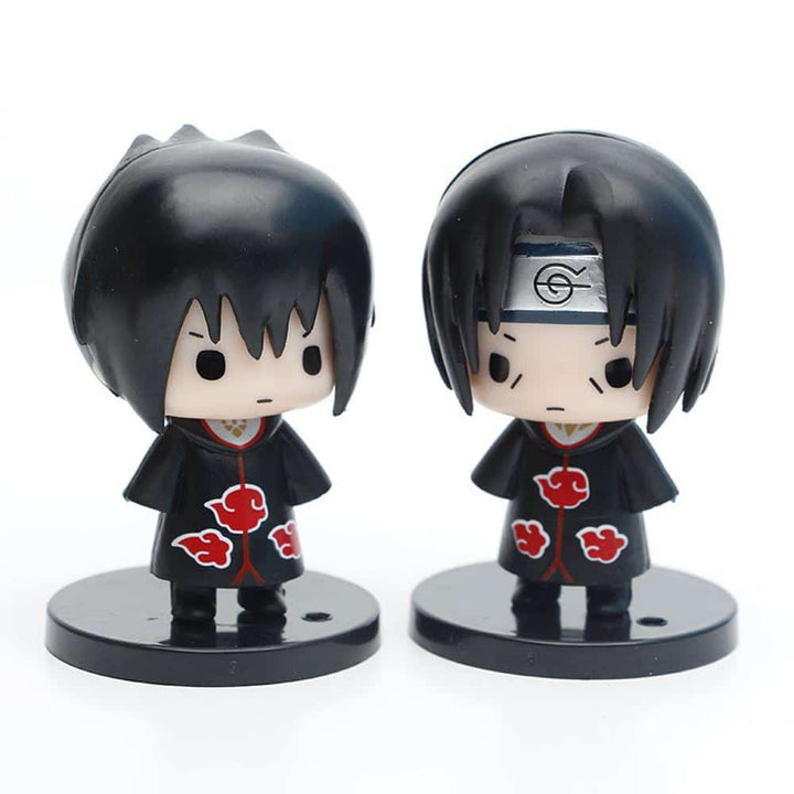 Naruto Chibi Pop Mini Action Figures - Set Of 6 - Set B