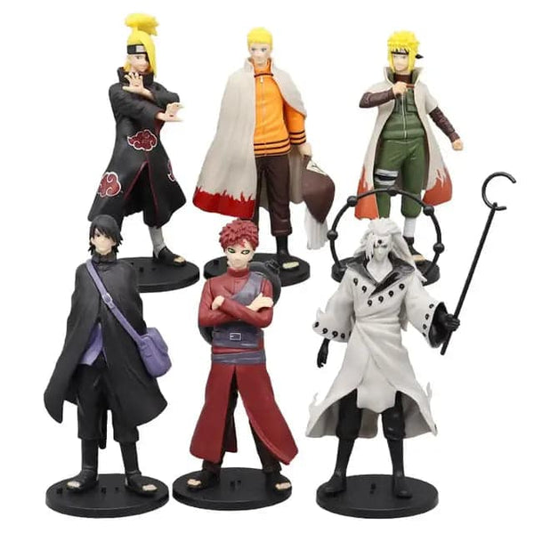 Naruto Action Figures Set Of 6 - Set B