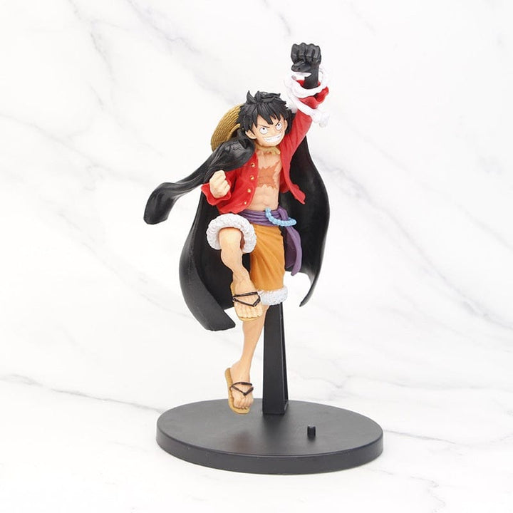 One Piece Monkey D. Luffy Black Cape Jump Action Figure In India