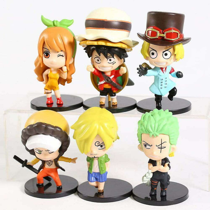 One Piece Chibi Figure Set - One Piece Anime Figures in India