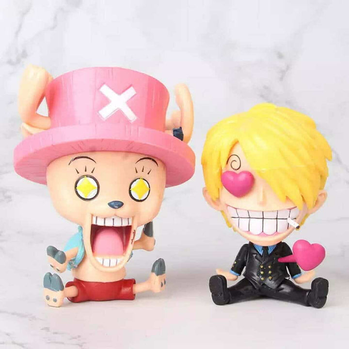 One Piece Sitting Figure Set - One Piece Anime Figures in India