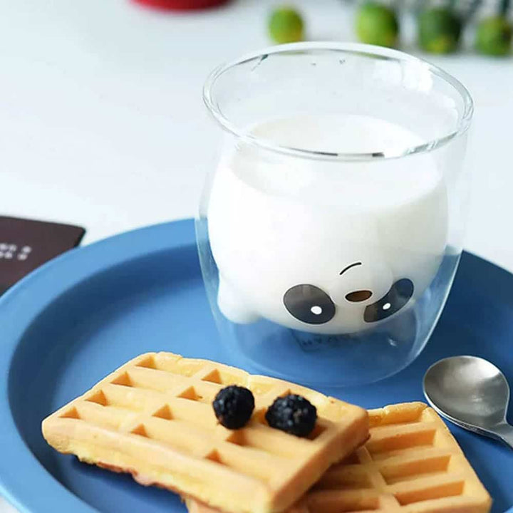 Panda Double Walled Glass - Cute & Quirky Glasses For Panda Lovers
