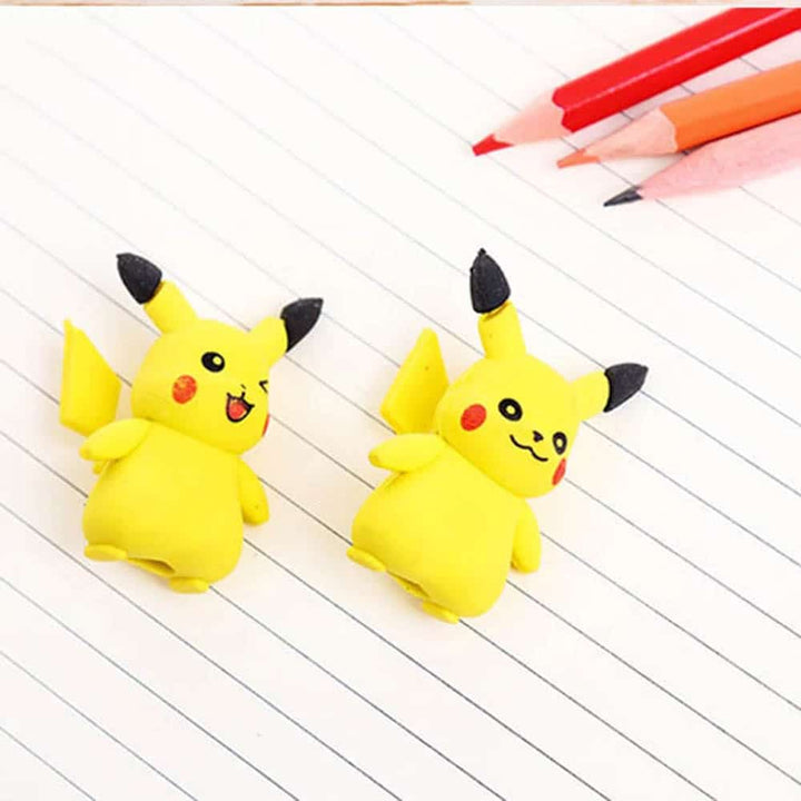 Pokemon Pikachu Eraser Set - Cute & Quirky Eraser For Pokemon Lovers.