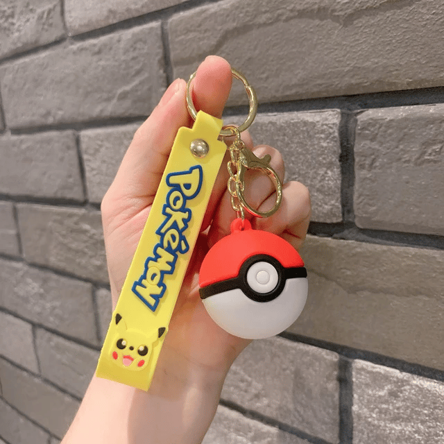 Pokemon Pokeball Keychain- Pokemon Keychain Available In India