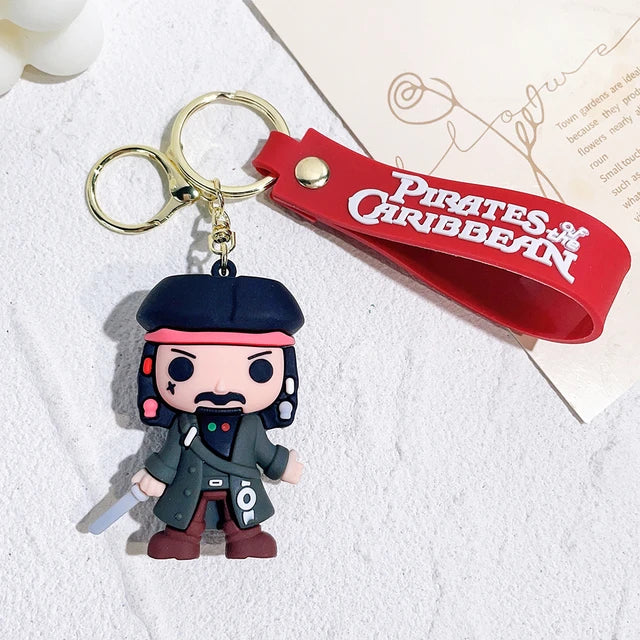 Pirates of the Caribbean Jack Sparrow Keychain