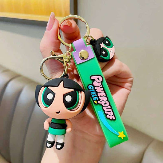 Powerpuff Girls Strap Keychains - Cute & Quirky Cartoon Keychain