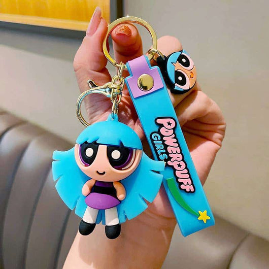 Powerpuff Girls Strap Keychains - Cute & Quirky Cartoon Keychain