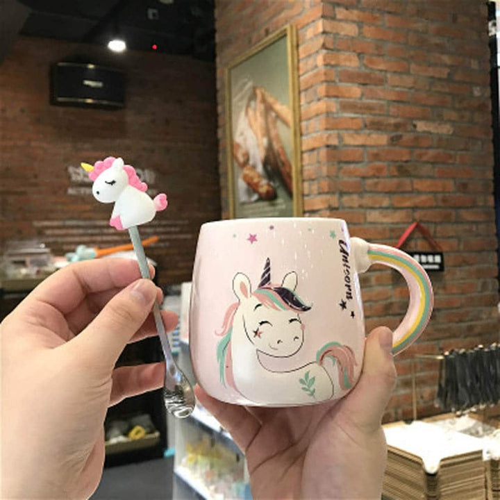 Rainbow Unicorn Mug - Cute & Quirky Coffee Mugs For Unicorn Lovers