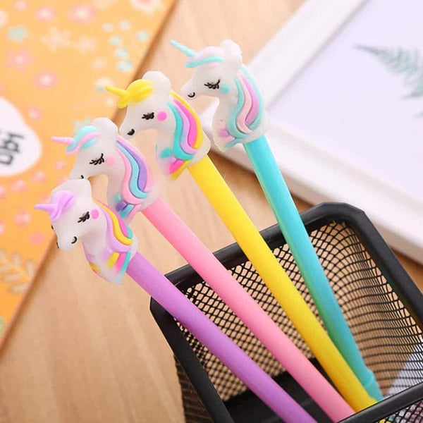 Rainbow Unicorn Pen Set Of 4 | Cute & Quirky Unicorn Pens