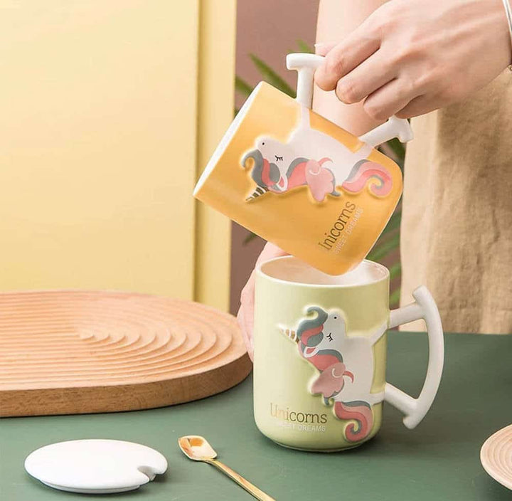 Rocking Unicorn Mug - Unicorn Coffee Mugs in India For Unicorn Lovers