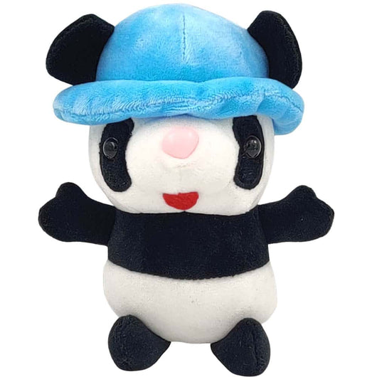 Scented Panda Soft Toy - Hat - Cute & Quirky Scented Toy With Keyring