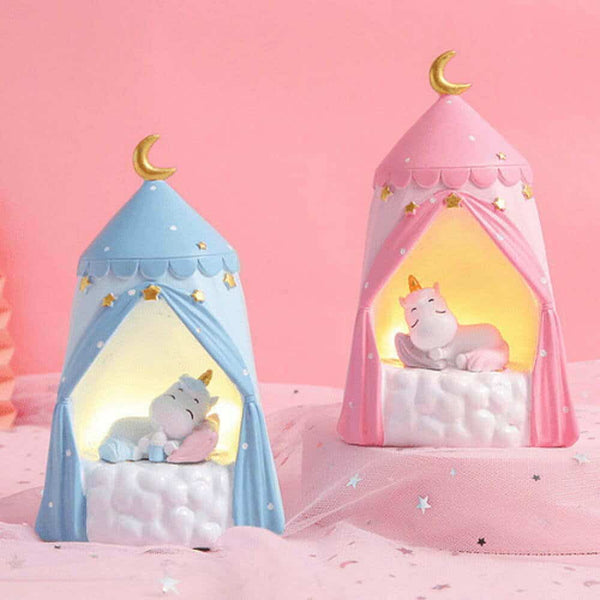 Sleeping Unicorn Tent Lamp - Unicorn Lamps For Gifts in India
