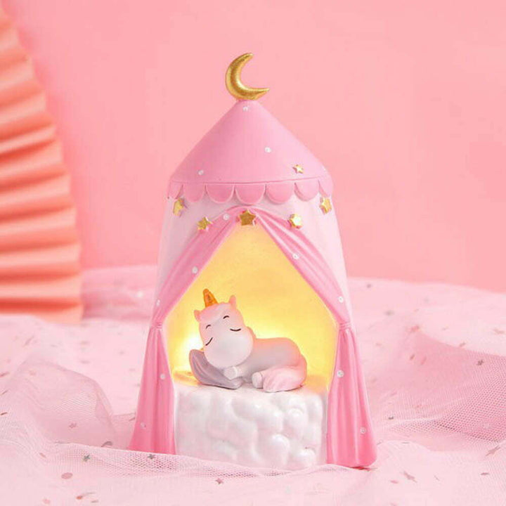 Sleeping Unicorn Tent Lamp - Unicorn Lamps For Gifts in India