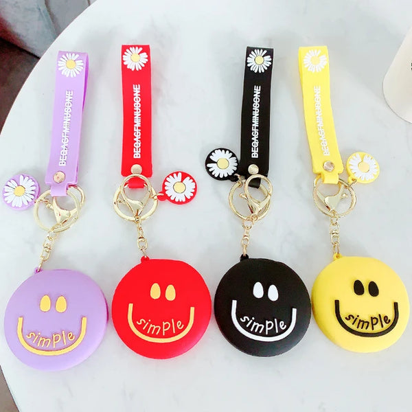 Smiley Mirror Keychain - Single Piece