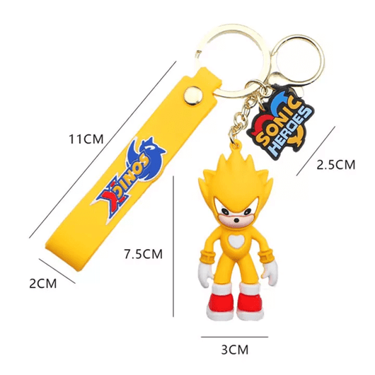 Sonic Heroes 3D Keychain - Quirky Keychains For Gifts in India