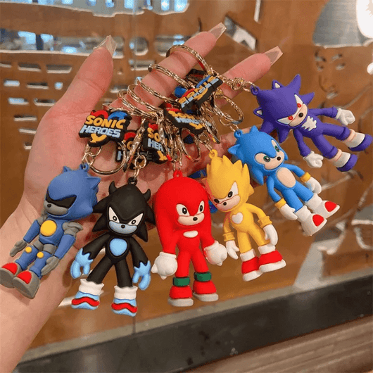 Sonic Heroes 3D Keychain - Quirky Keychains For Gifts in India