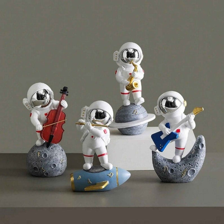 Funky Space Astronaut Music Band Figures - Astronaut Figures
