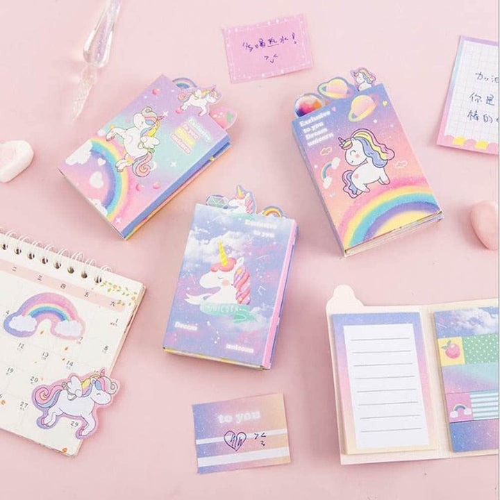 Sparkling Unicorn Sticky Notes - Cute & Quirky Design For Unicorn Lovers.