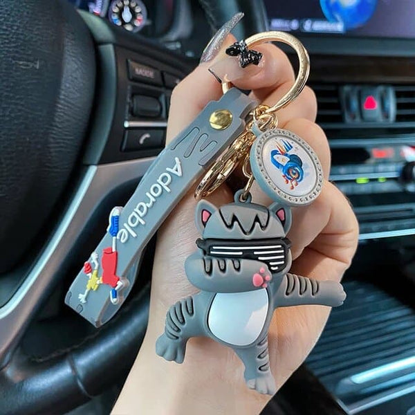 Street Dance Animal Keychain