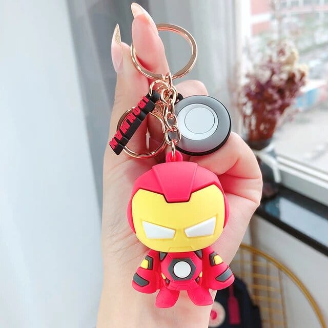 Superhero Chibi Figure Keychains
