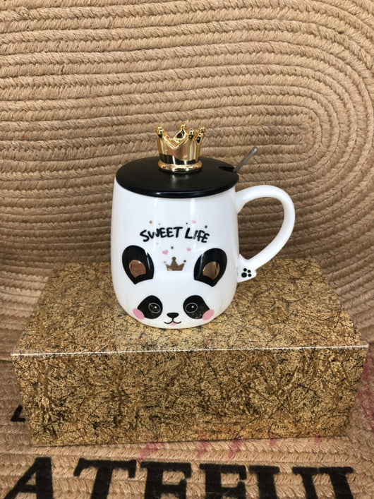 Sweet Life Crown Panda Mug - Cute Mugs for Panda lovers