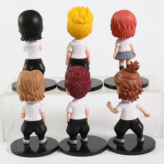 Tokyo Revengers School Uniform Chibi Figures Set-Anime Figures In India
