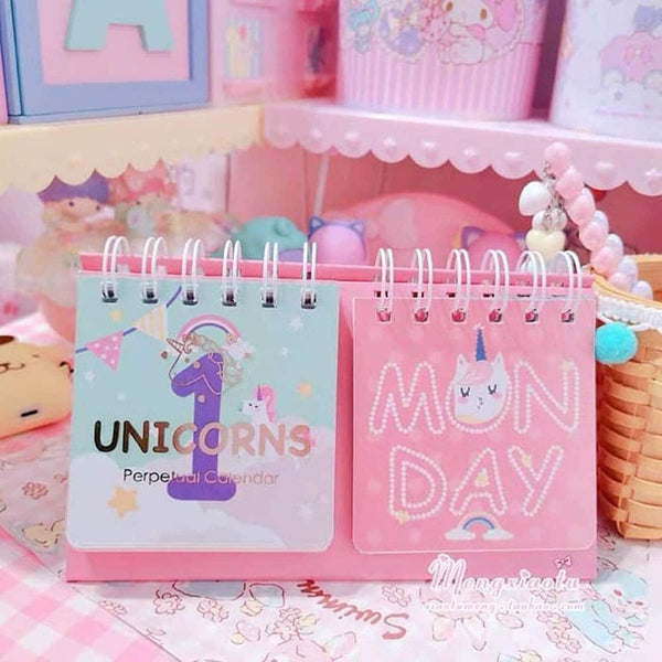 Unicorn Calendar - Cute & Quirky Desk Accessories For Unicorn Lovers