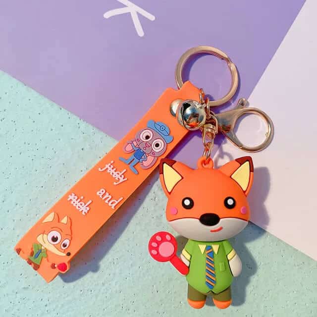 Zootopia Keychain - Cute & Quirky Cartoon Keychains for Gifts
